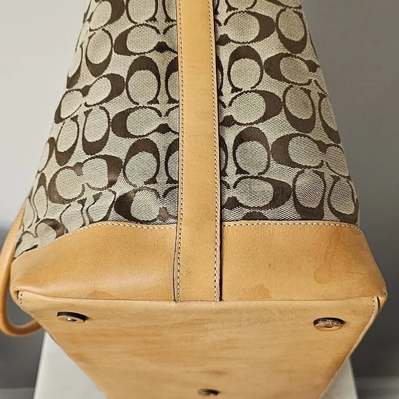 Coach Signature Boston Travel Bag - Picture 9 of 15